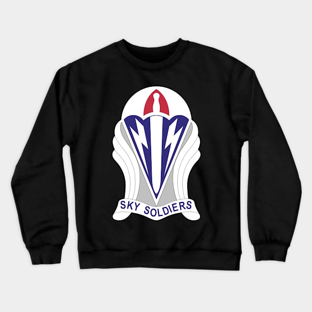 173rd Airborne Brigade Combat Team Logo Crewneck Sweatshirt by Spacestuffplus